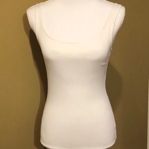 SALE•LIKE NEW STRETCH TANK w/ SHELF BRA by WHBM